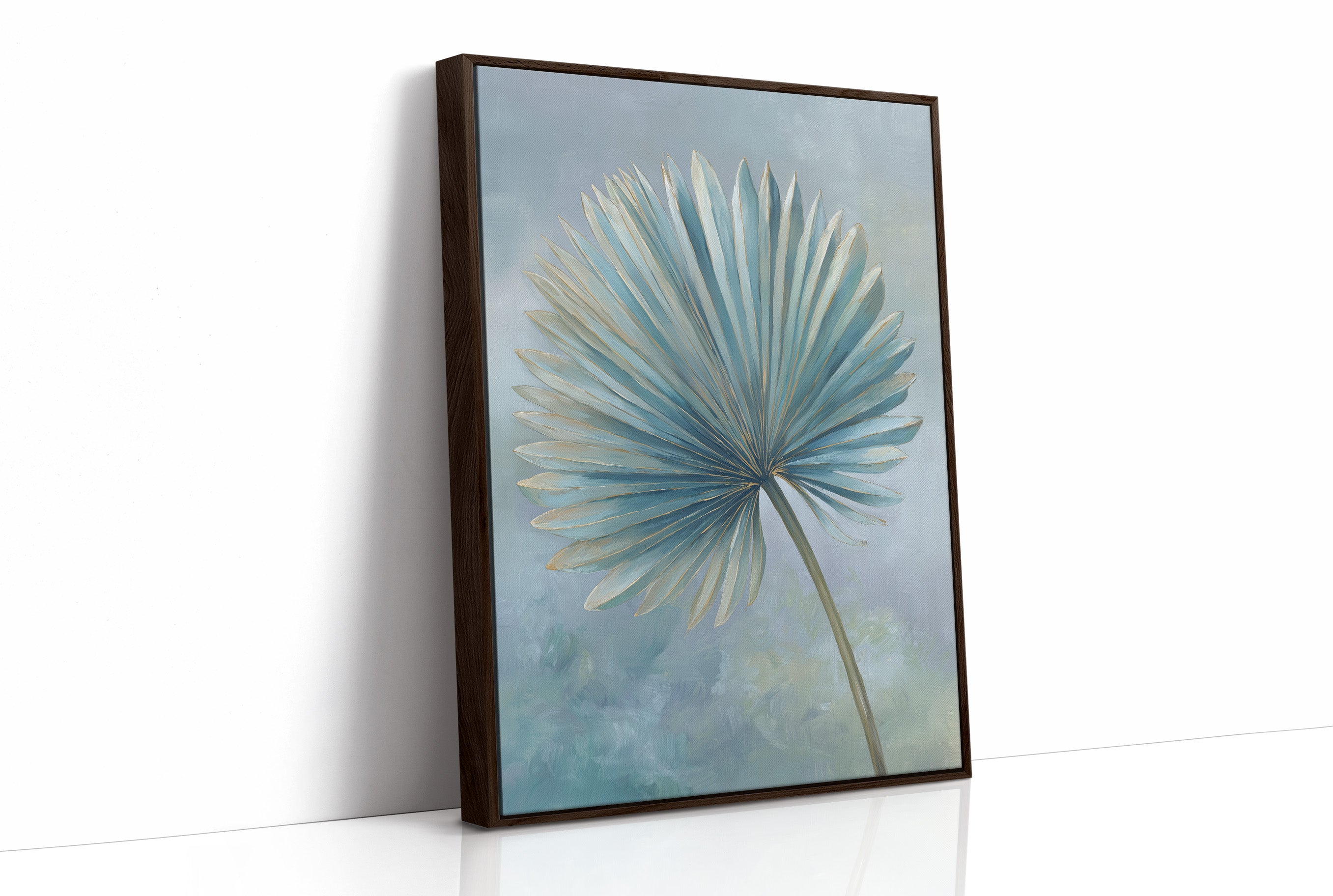 Azure Palm Whispers Serenity