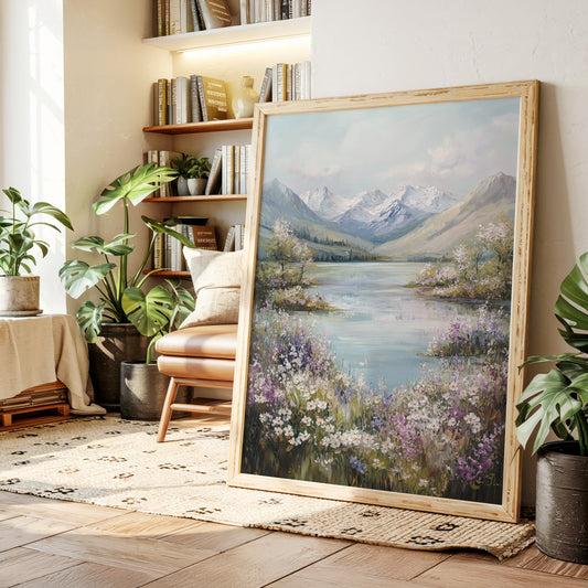 Where Mountains Meet Floral Shores
