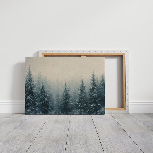 Winter Pines Hold Morning Secrets