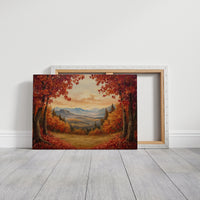 Autumn Maples Frame Mountain Gold