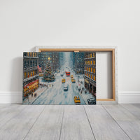 Manhattan's Christmas Ballet In Snow