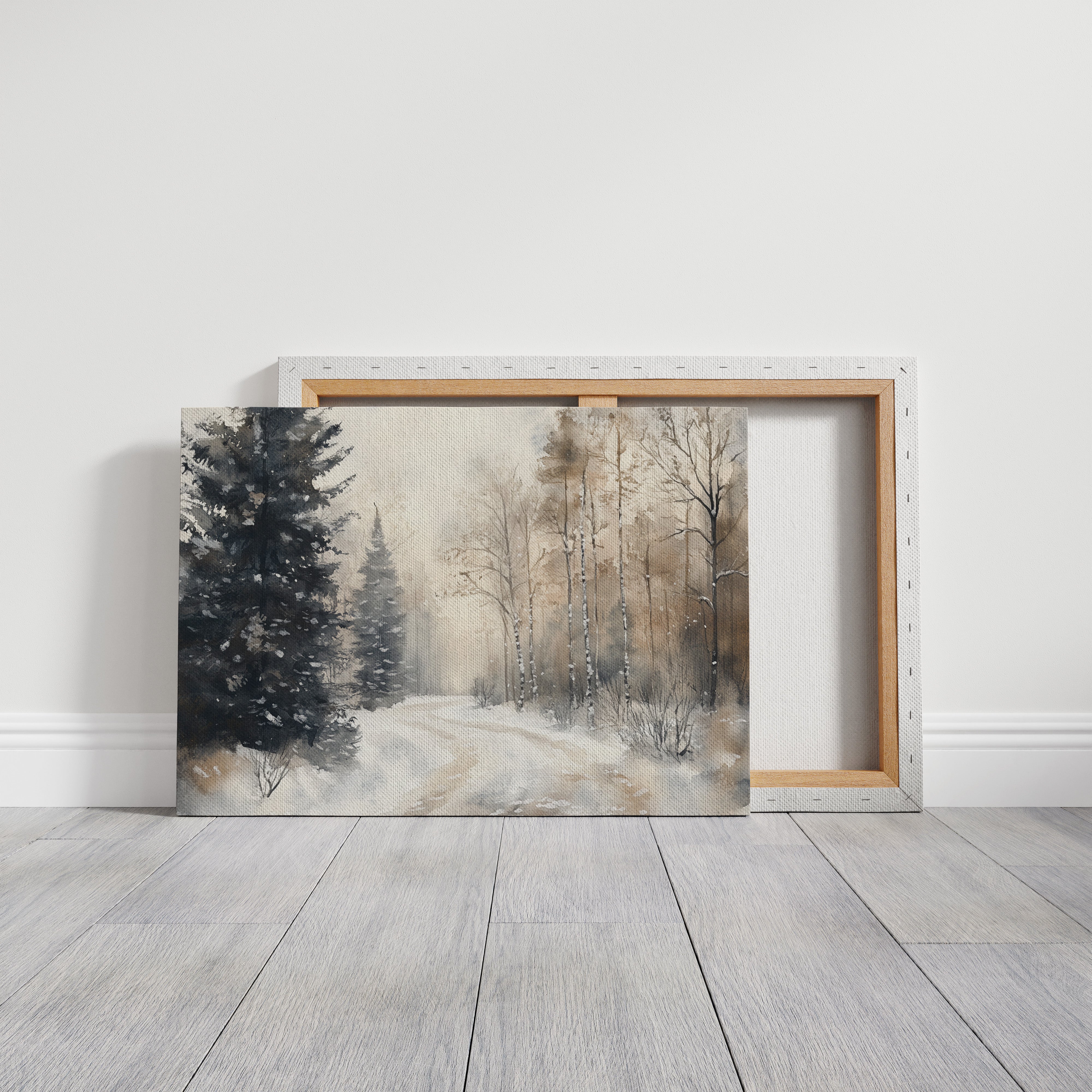 Snow Winds Through Silent Pines