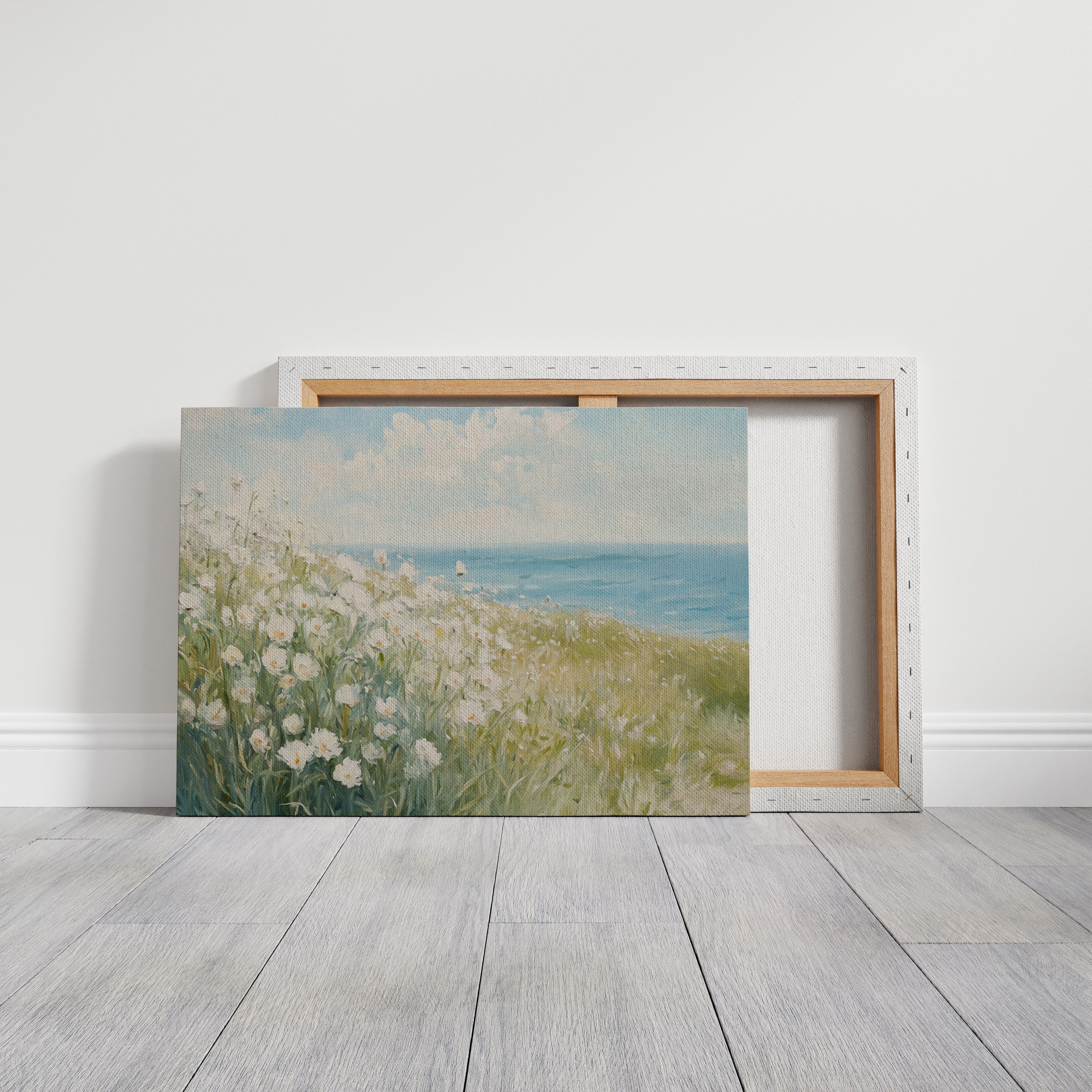 Coastal Poppies Dance With Waves