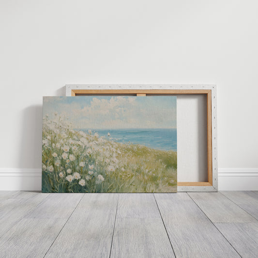 Coastal Poppies Dance With Waves