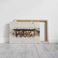 Santa's Snowy Stable Stop