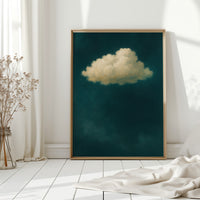 Lonely Cloud in Emerald Silence