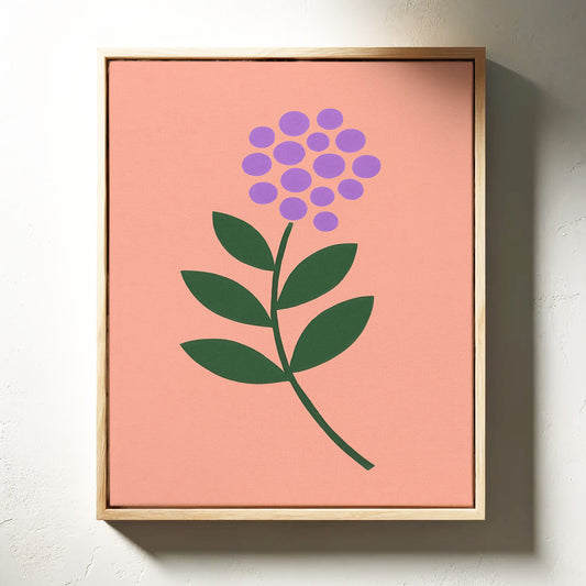 Simple Circles Bloom In Spring