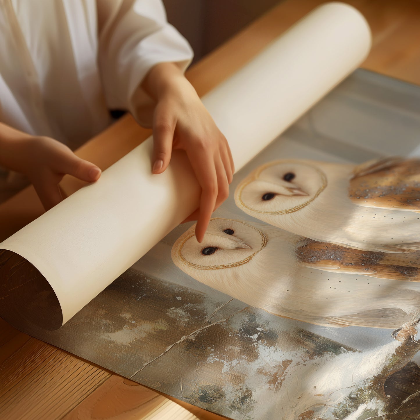 Sentinels Of Winter's Quiet Forest