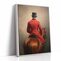 Rider in Scarlet Silence