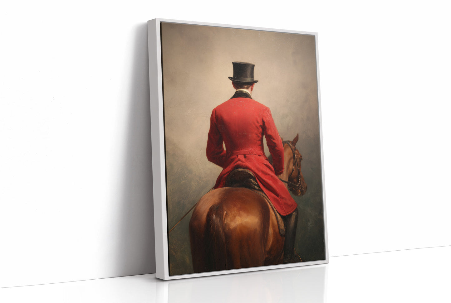 Rider in Scarlet Silence
