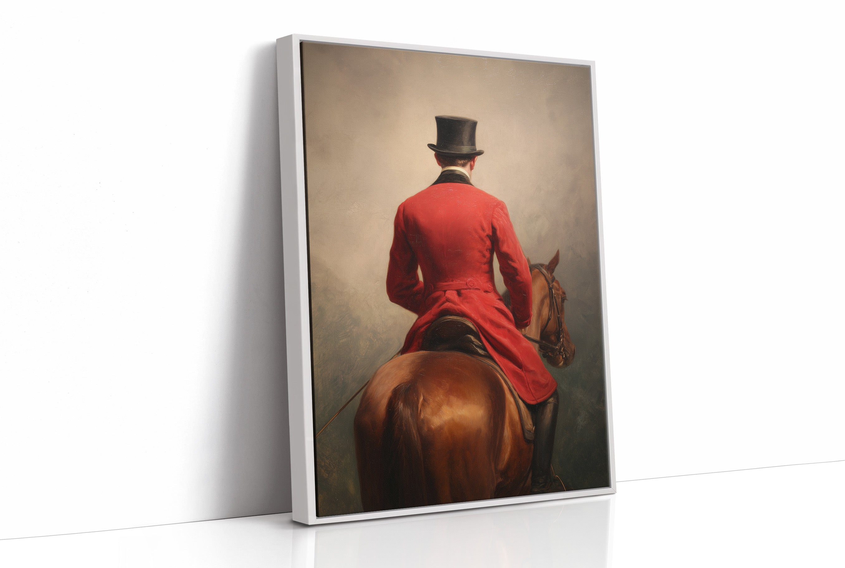 Rider in Scarlet Silence