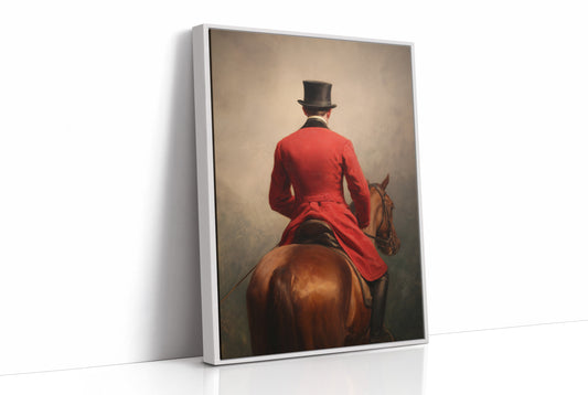 Rider in Scarlet Silence