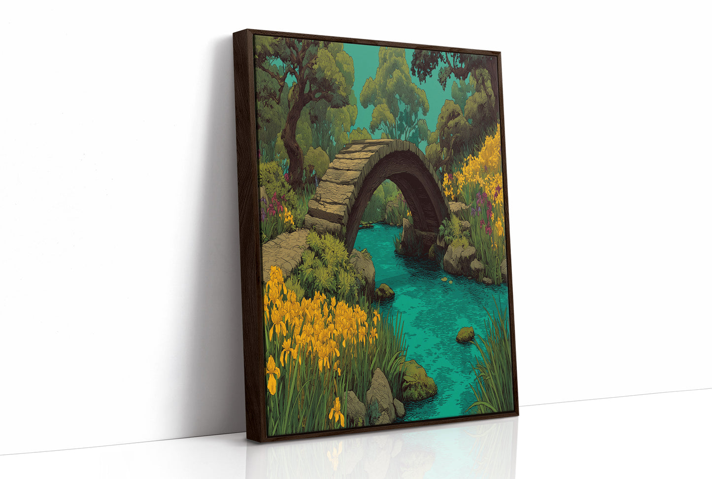 Stone Bridge Over Turquoise Waters