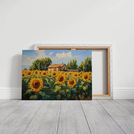Summer Blooms Near Rustic Home