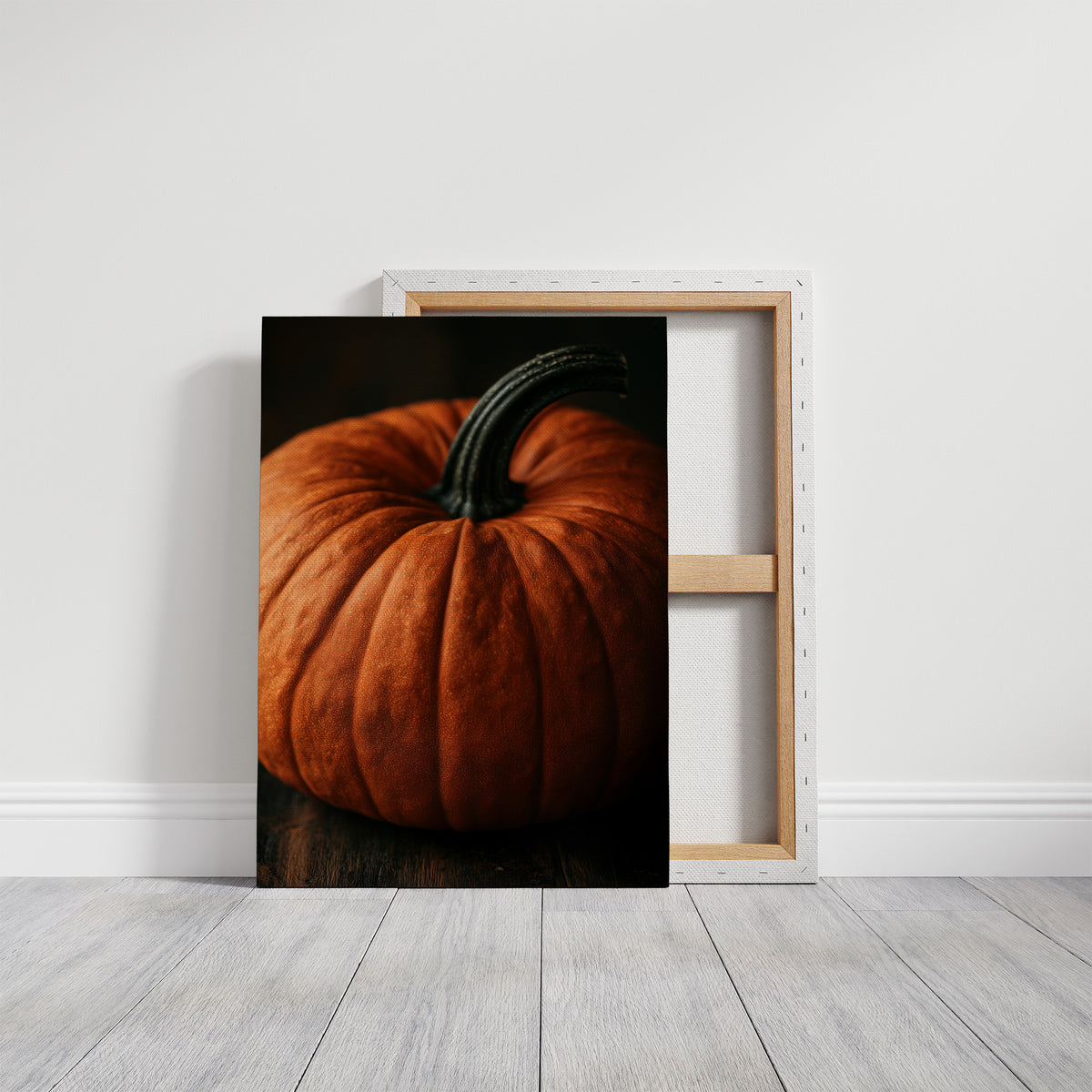 Speckled, Ribbed, And Ready For Its Portrait, gallery wrapped canvas print shown front on