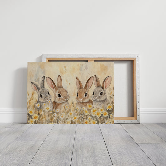 Cottontails Share Summer Daisy Tales
