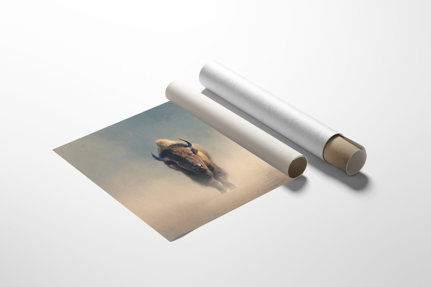 Prairie Ghost Emerges From Mist