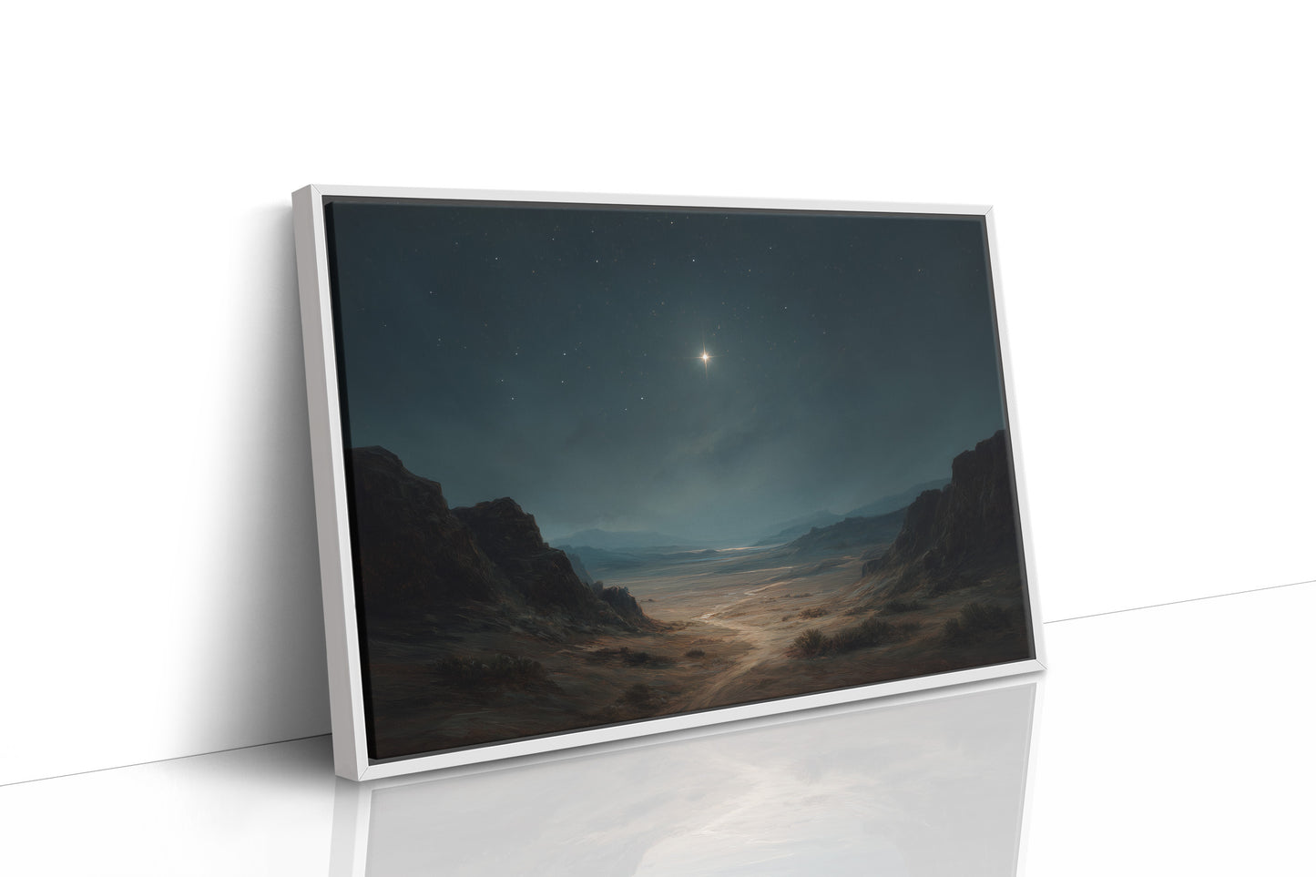Celestial Guardian Watches Desert Canyon