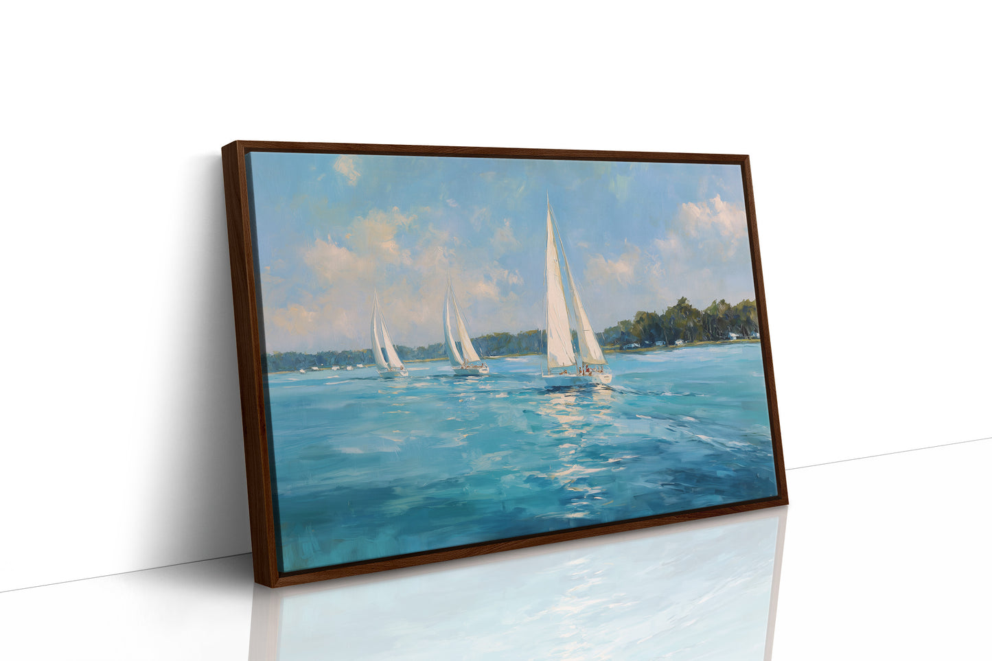 Sailing Through Azure Summer Skies