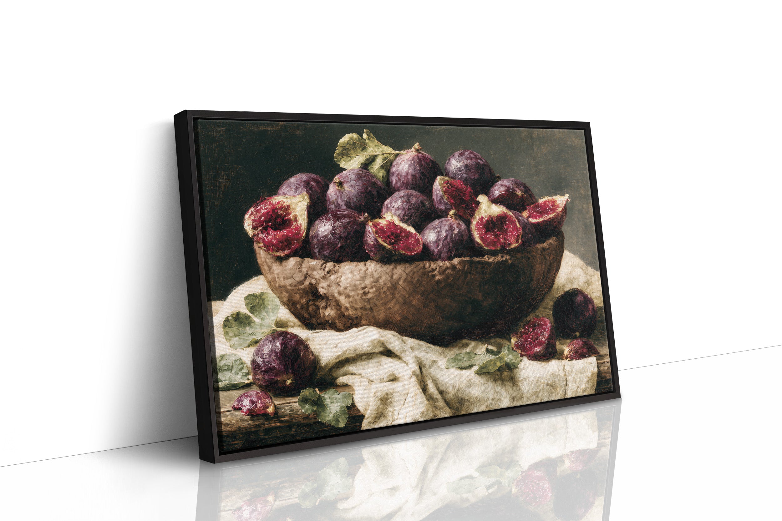 Woven Basket of Split Figs