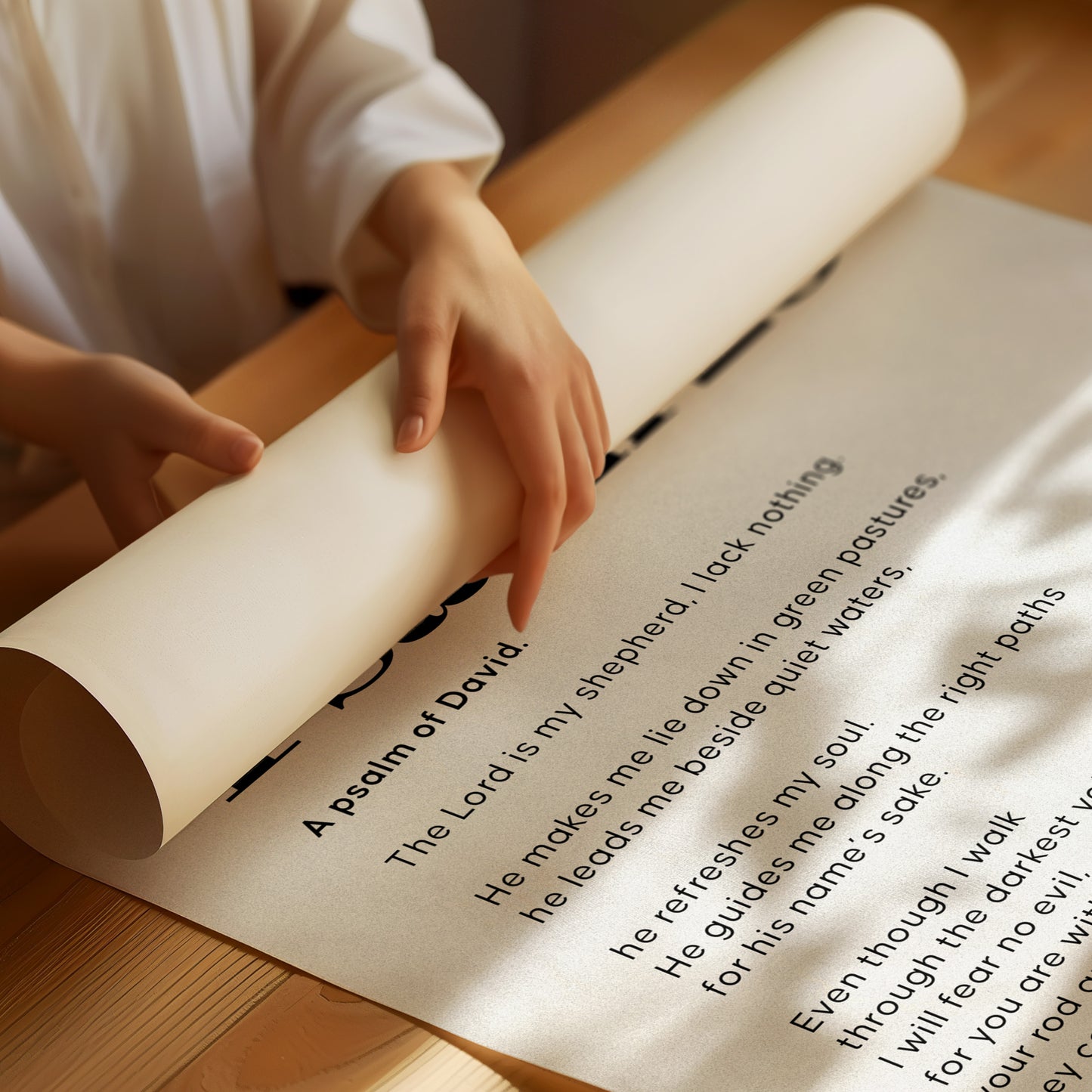 Sacred Words On Morning Wood