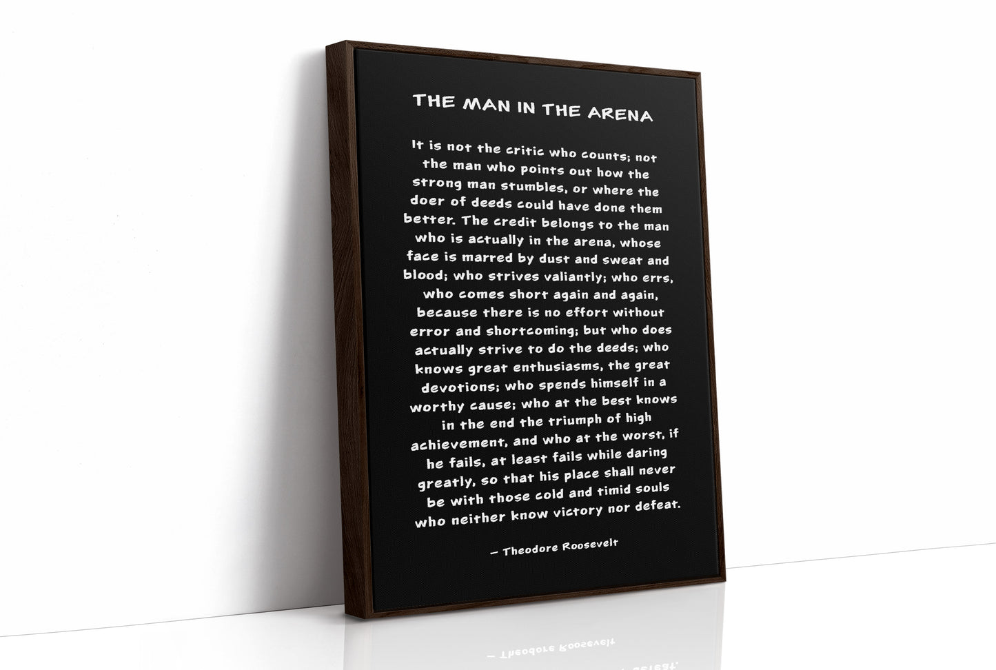The Man in the Arena Quote