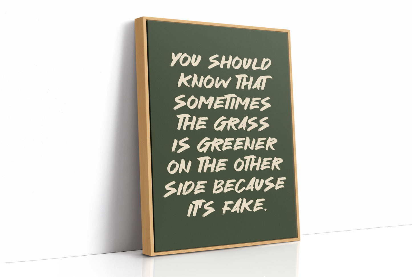 Fake Grass, Real Talk