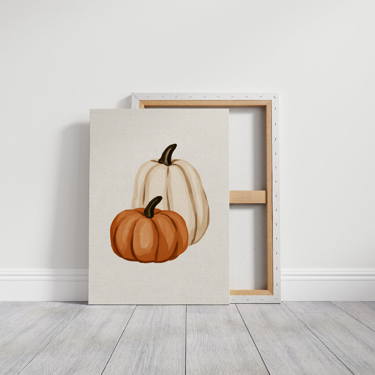 Short Stack, Long Shadow, gallery wrapped canvas print shown front on