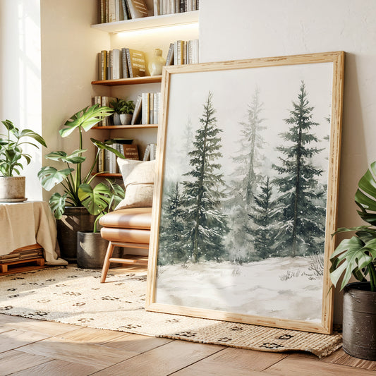 The Forest Breathes in White