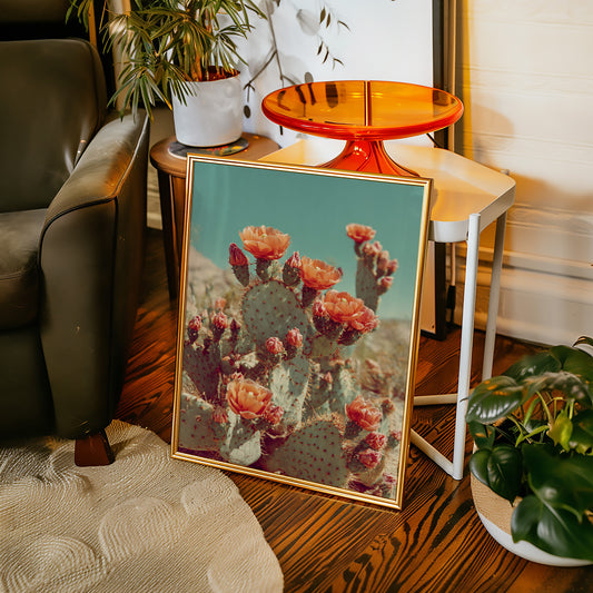 Desert Blooms in Radiant Sunlight