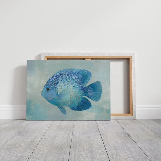 Azure Drift In Tranquil Waters