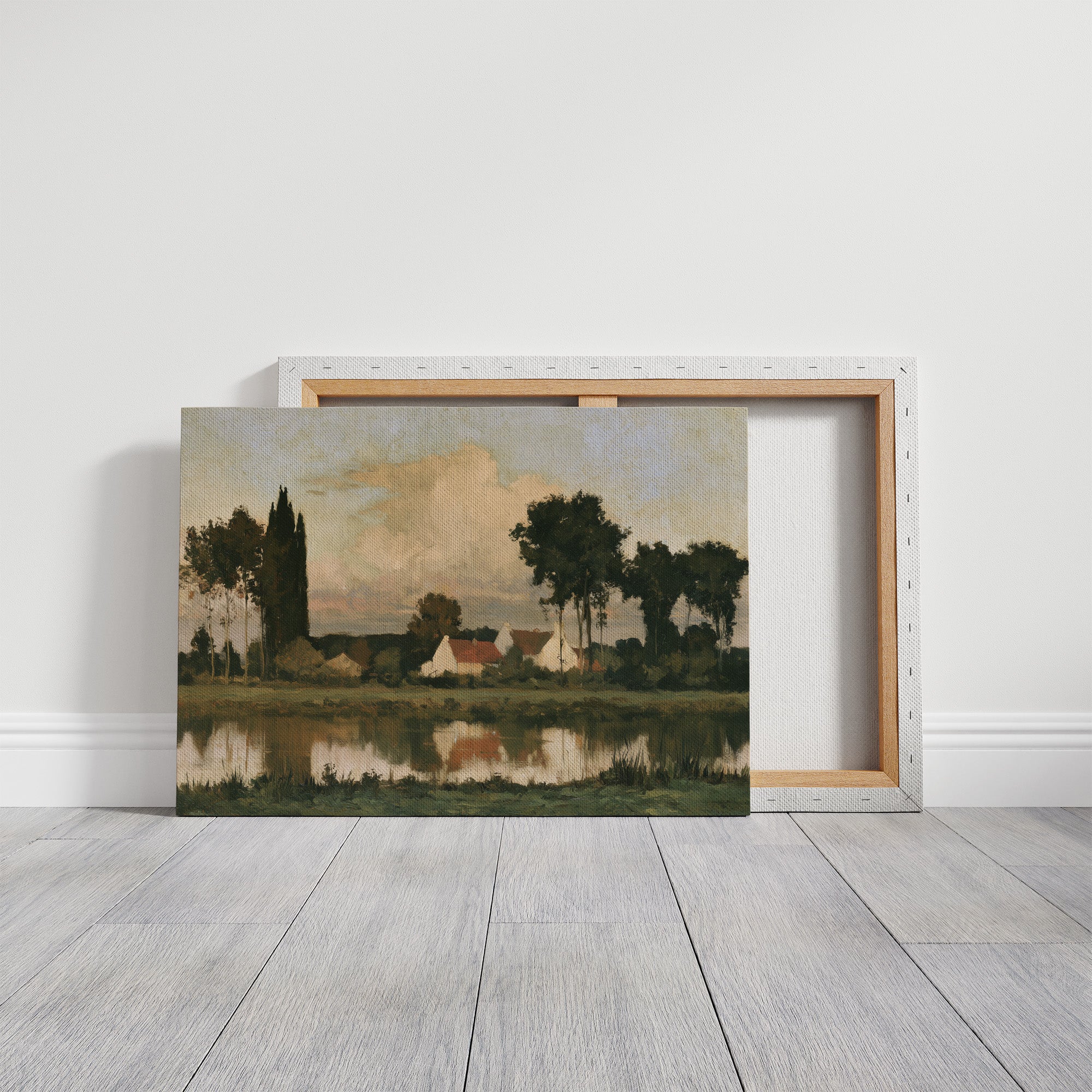 Village By Still Water