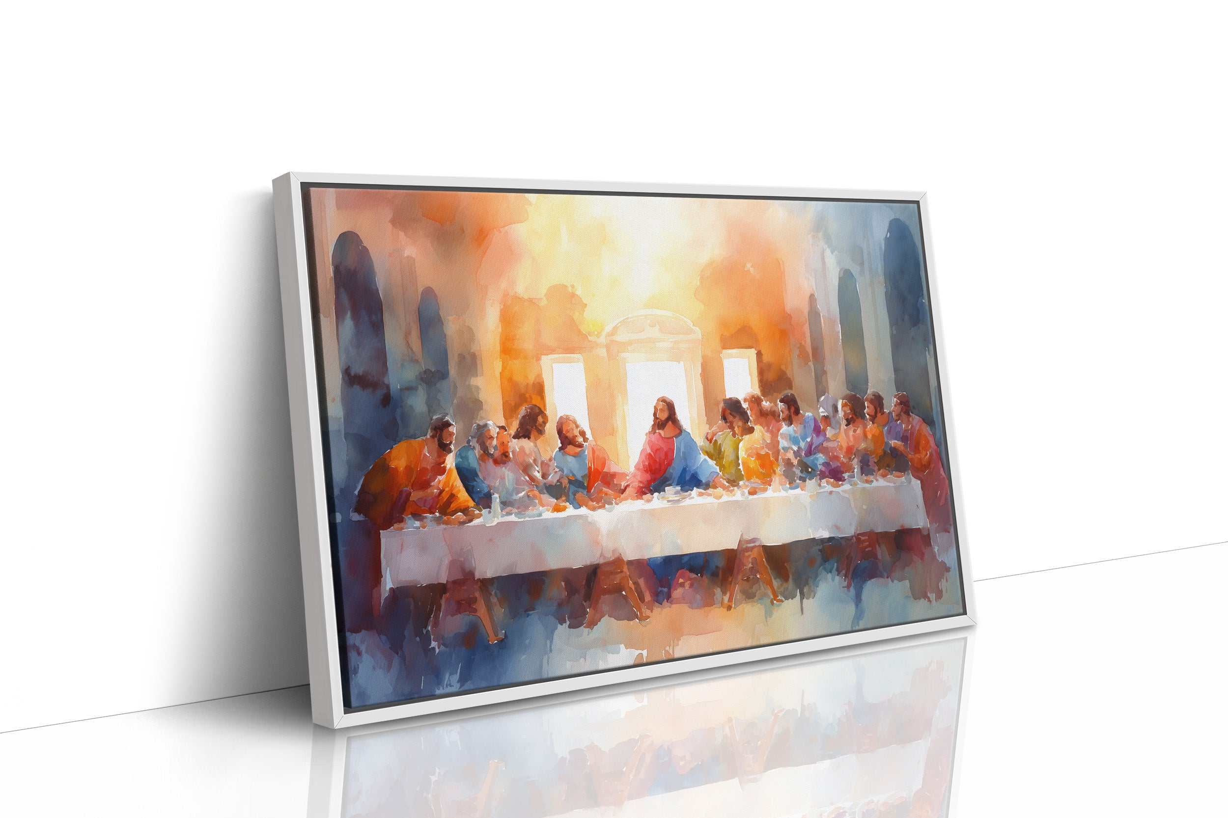 Sunlit Gathering At Ancient Table