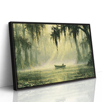 Rowing Through the Green Bayou