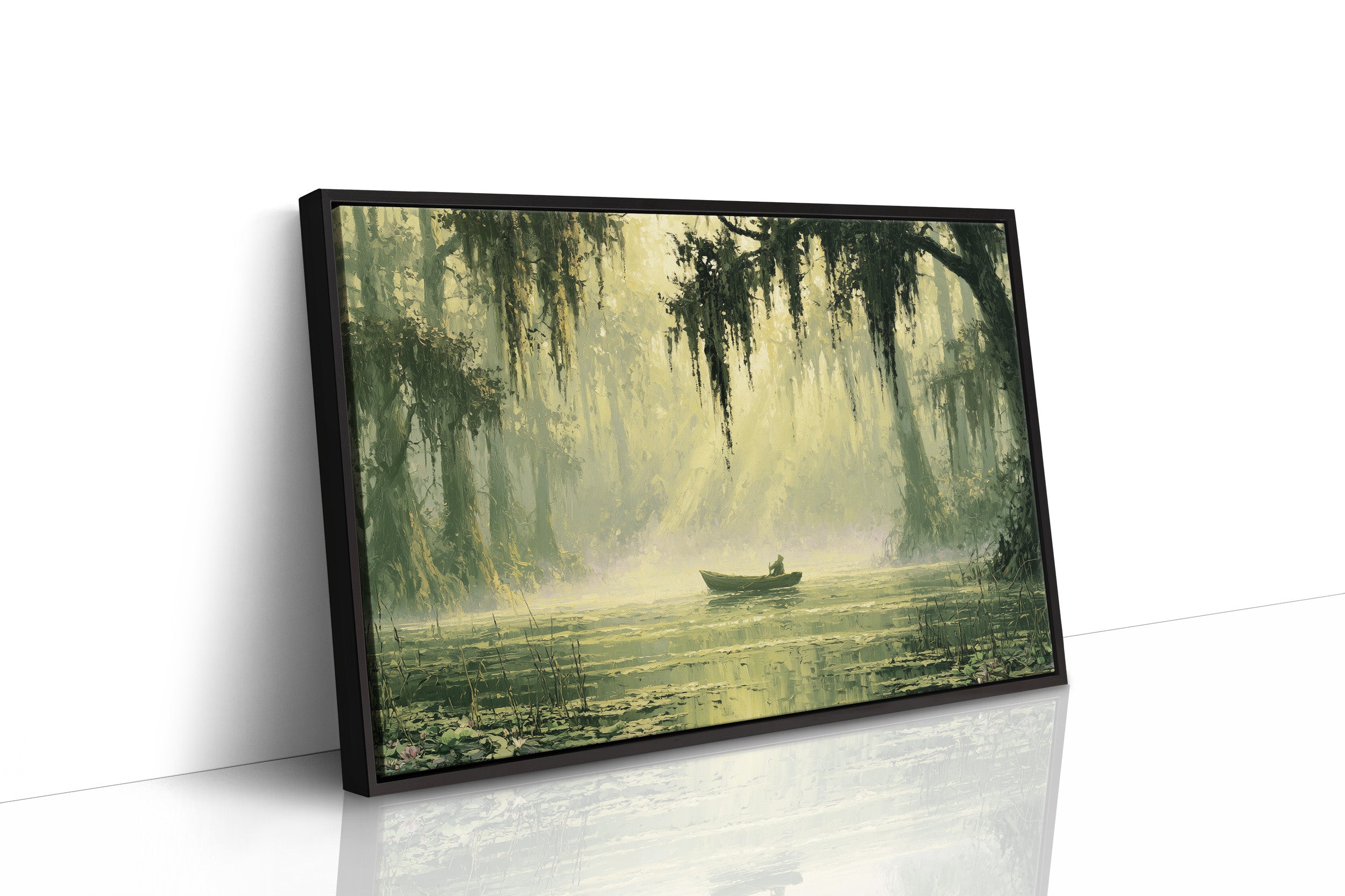 Rowing Through the Green Bayou