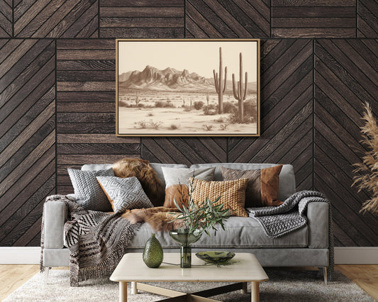 Cacti Stand Against Time's Canvas