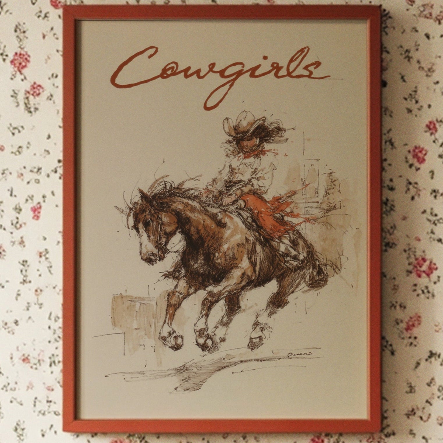 Barrel Racing Dreams - Dynamic Cowgirl & Horse
