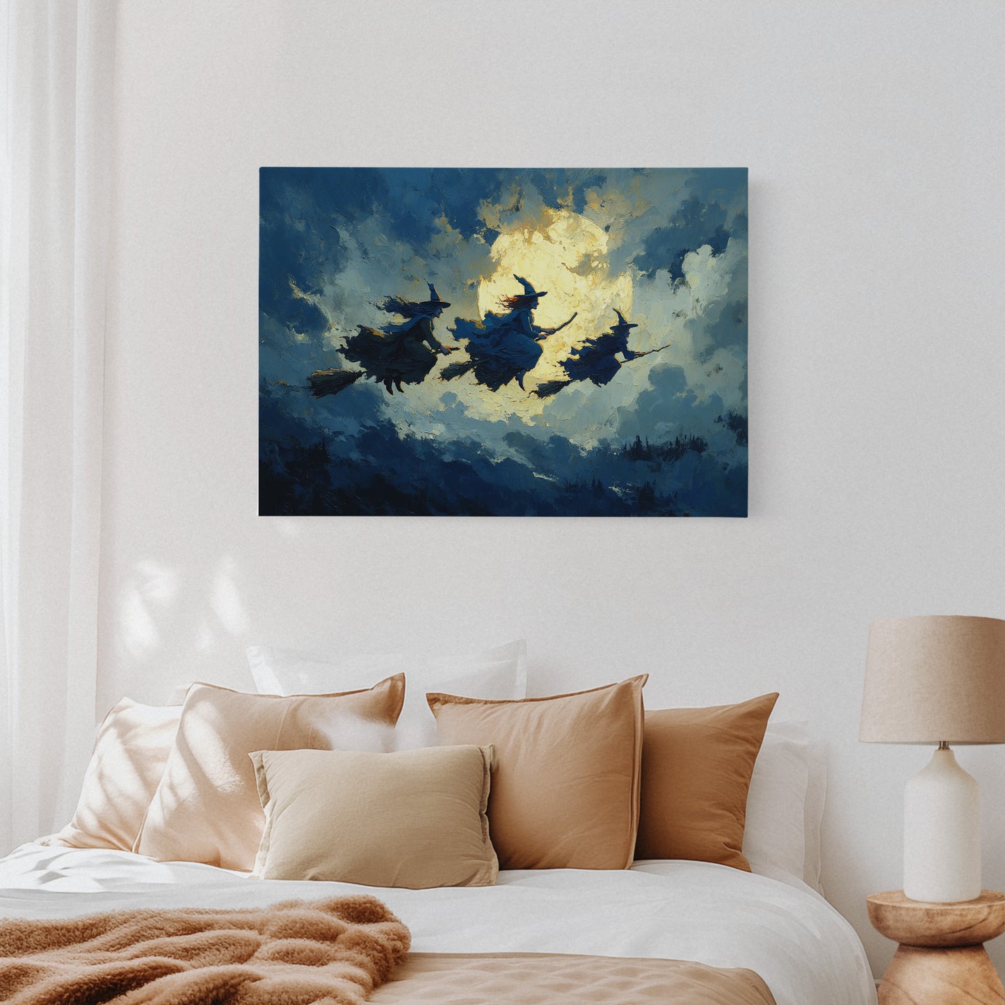 Flight Beneath the Harvest Moon