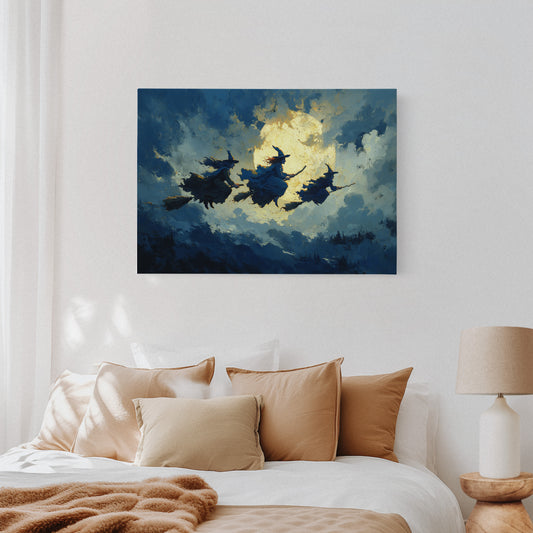 Flight Beneath the Harvest Moon