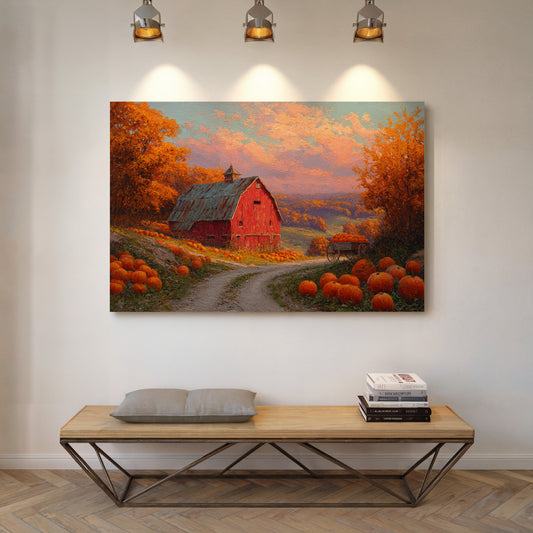 Harvest Road to Autumn's Embrace