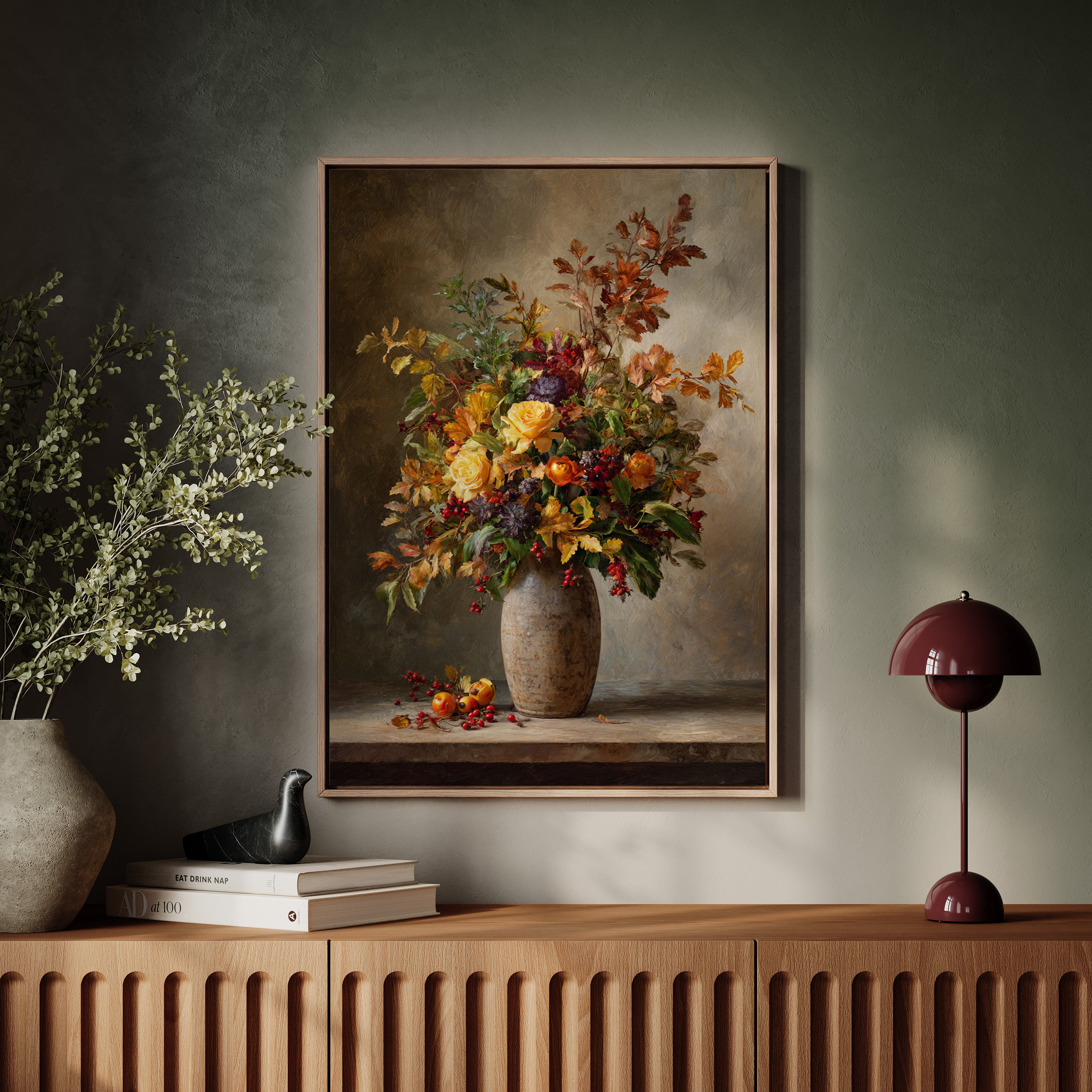 Autumn Roses Paint October's Symphony