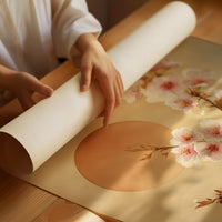 Cherry Blossoms Dance With Setting Sun
