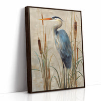 Wetland Guardian Among Cattails