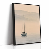 Sailboat Stillness At Dawn