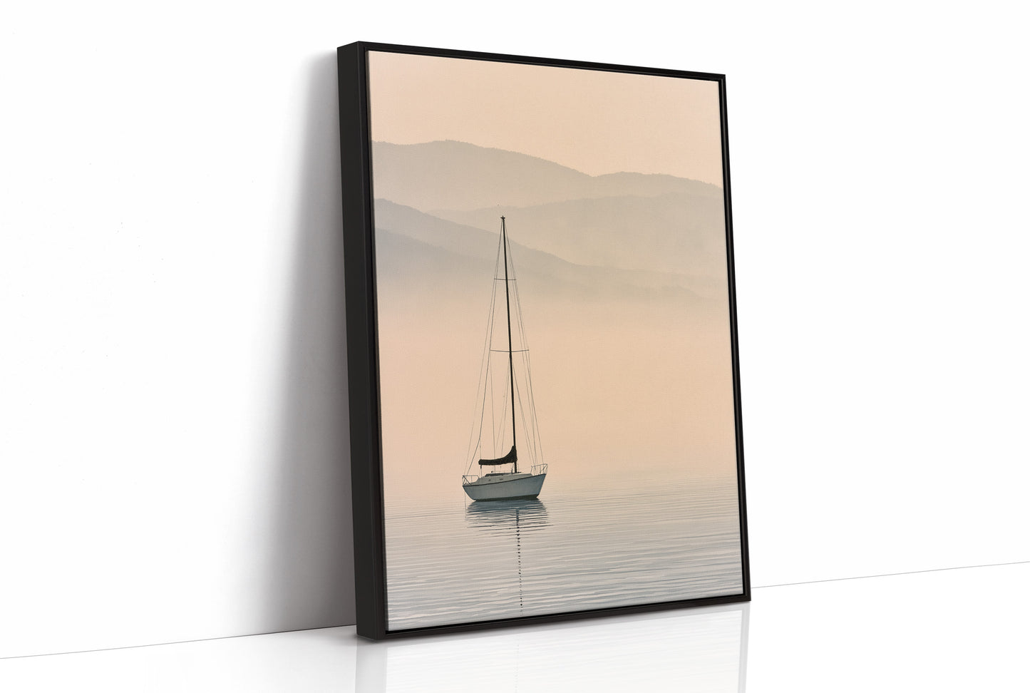 Sailboat Stillness At Dawn