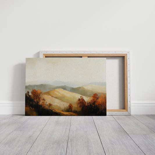 Autumn Hills Remember Golden Light