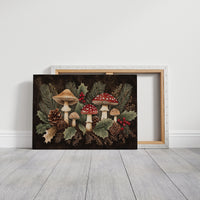 Winter Forest's Enchanted Mushroom Dance