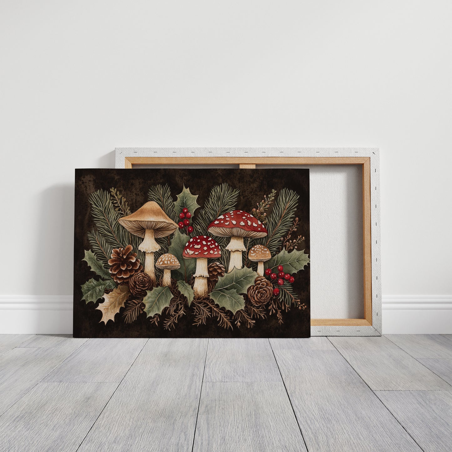 Winter Forest's Enchanted Mushroom Dance