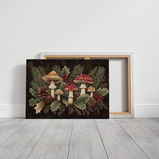 Winter Forest's Enchanted Mushroom Dance