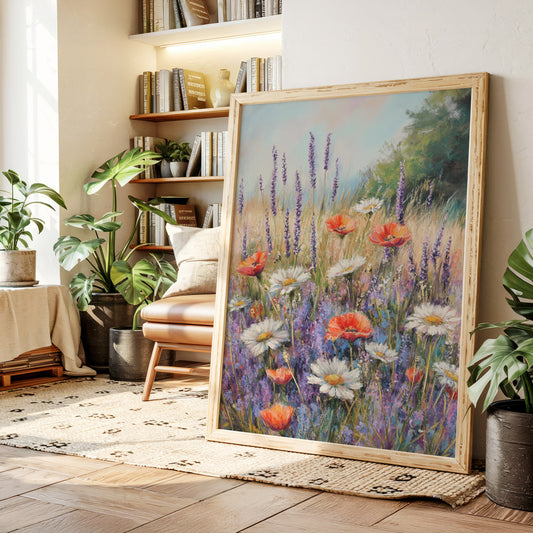 Fields Awash With Colorful Blooms